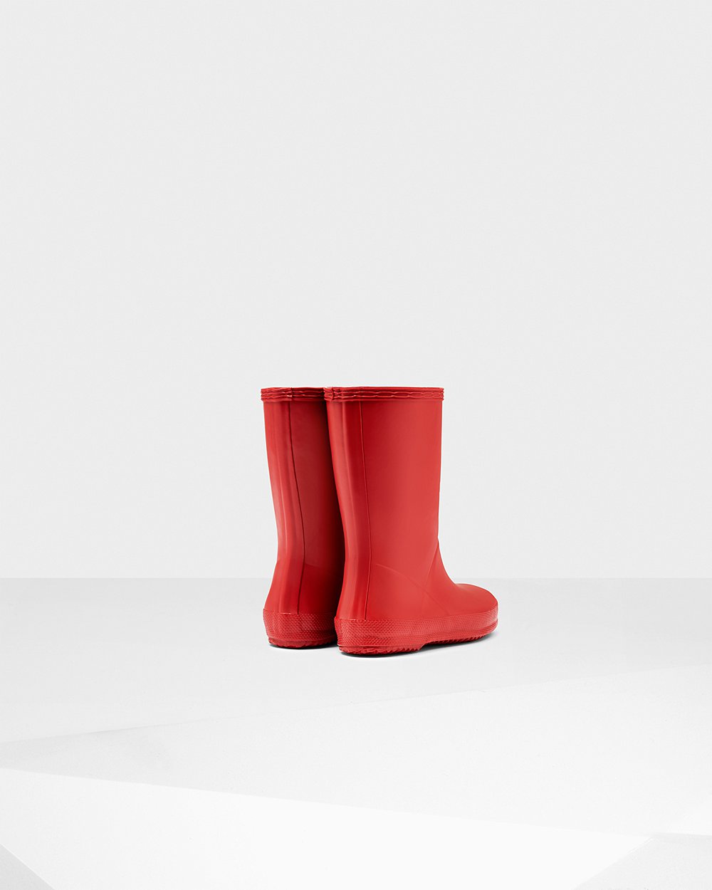 Kids Rain Boots - Hunter Original First Classic (10UAJNGCY) - Red